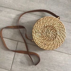 Wicker Style Crossbody